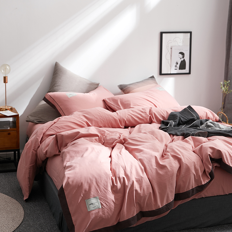 Northern Ireland ins Fengshui Four piece suit Simplicity sheet Quilt cover Three Hearts The bed Suppliesin the Bedclothes , Bedding Sets/Family of four/Multiple sets of category - from Buy2taobao.com to provide professional Taobao agent buy service