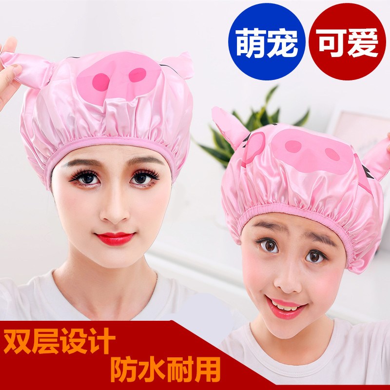 防水浴帽卡通萌宠可爱小孩女童洗澡帽头套沐浴帽中大童女孩干发。在类目 家庭/个人清洁工具, 个人洗护清洁用具, 浴帽中 - 来自Buy2taobao.com提供专业的淘宝代购服务