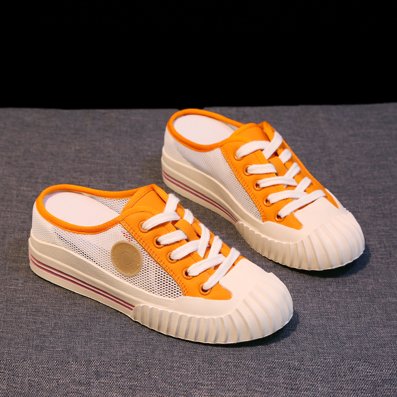 summer Net surface Baotou Semi slipper 2019 new pattern fashion Exorcism leisure time Lazy man Versatile The thickness of the bottom Increase Women's Shoesin the Women's Shoes, Slippers category - from Buy2taobao.com to provide professional Taobao agent buy service