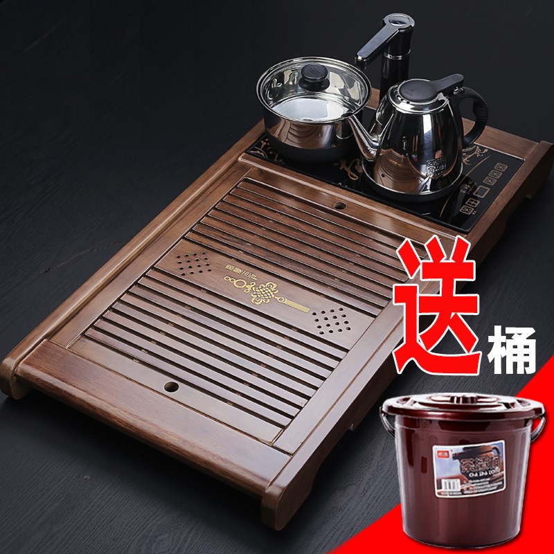 四合一大号功夫茶具电热炉家用茶盘实木大号排水小号茶台茶海茶托在类目 餐饮具, 茶具, 茶盘中 - 来自Buy2taobao.com提供专业的淘宝代购服务