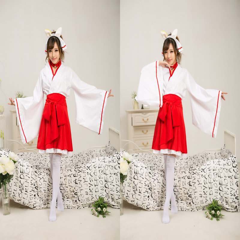 动漫妖狐x仆SS白鬼院凛凛蝶cos 返祖巫女和服cosplay全套动漫女装|ruв категории плесень играть/Аниме/вокруг/cos/настольные игры, Косплей одежды/реквизит/услуги, Косплей женской одежды - от Buy2taobao.com для оказания профессиональной услуги покупки агента Taobao