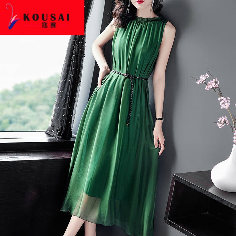Curtis match Hematoxylin Shadow 989# Dress 2019 new pattern temperament Waist Mid length version Tank Top skirtin the Play mode/Anime/Periphery/cos/Board games , Cosplay Apparel/Props/Service , Cosplay Women category - from Buy2taobao.com to provide professional Taobao agent buy service