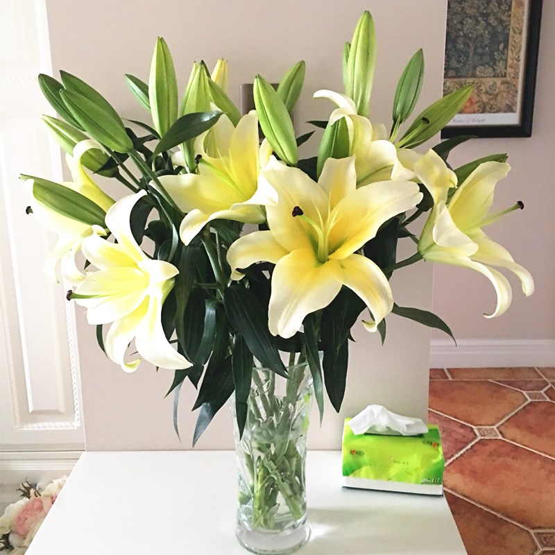 Lily express Yunnan fresh Lily Perfume Lily Straight hair Officein the Flower delivery/Flowers simulation/Plants gardening , Flower delivery(City) category - from Buy2taobao.com to provide professional Taobao agent buy service