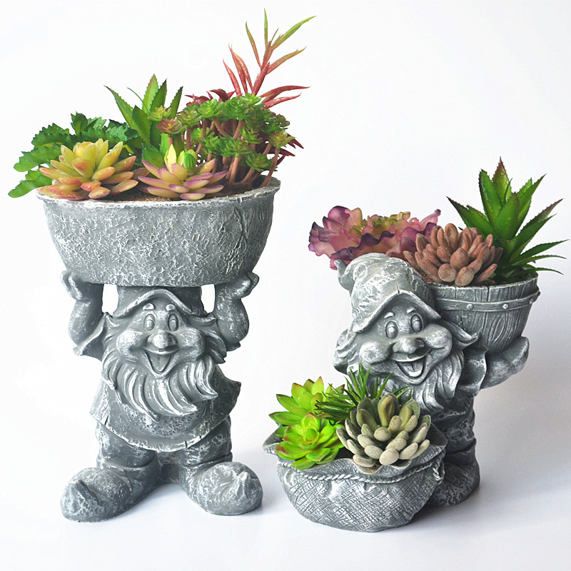 European style Retro originality Succulent plants Flower pot combination Cartoon lovely Green plant Potted plant Cold platter Home Furnishing a decorationin the Home accessories , Vase/Flower/Artificial flowers/Imitation jewelry , Flower/Vase , Flowerpot category - from Buy2taobao.com to provide professional Taobao agent buy service