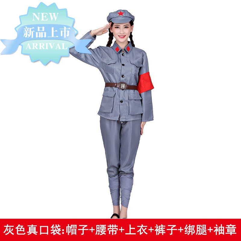 兒童小紅軍舞台表演套裝學生紅歌大合唱演出服八路軍抗戰服服裝女在類目 女裝/女士精品, 唐裝/民族服裝/舞臺服裝, 民族服裝/舞臺裝中 - 來自Buy2taobao.com提供專業的淘寶代購服務