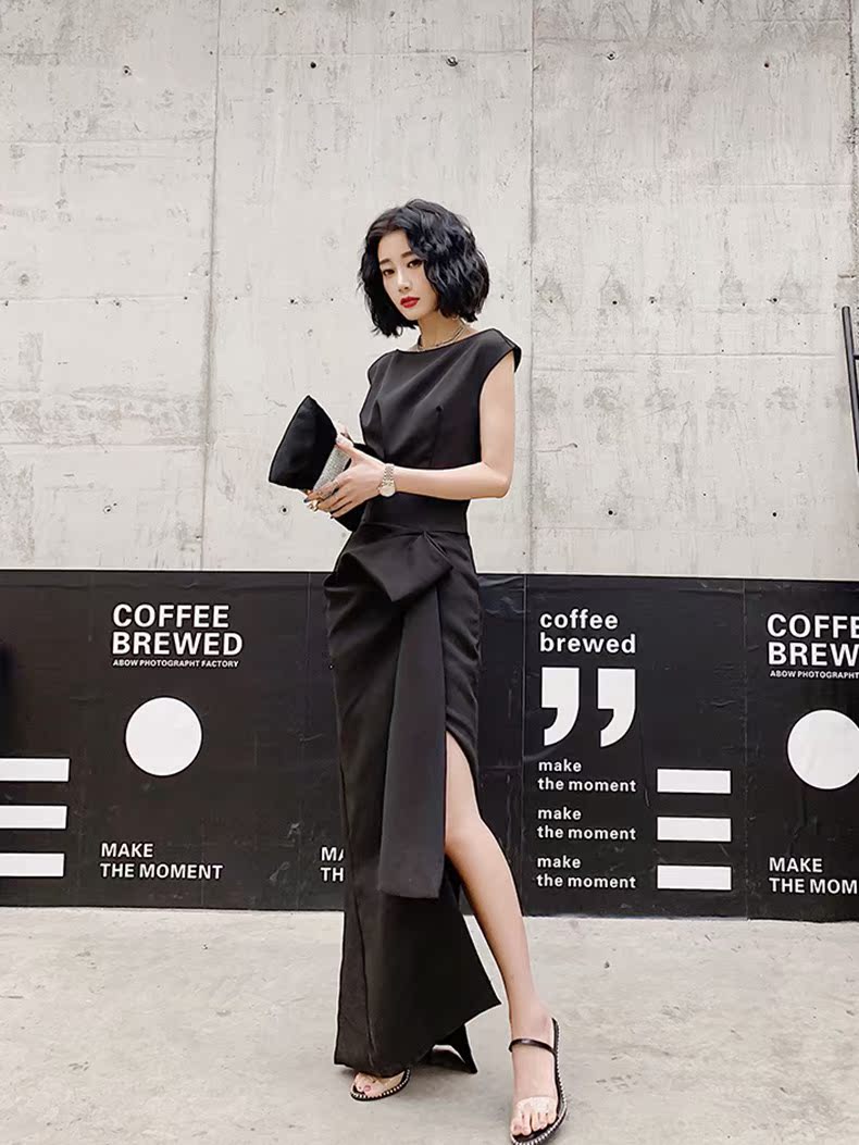 晚礼服女2019新款春夏宴会气质高贵年会黑色小礼服生日派对连衣裙|msdalam kategori Butik wanita / wanita, perkahwinan/Cheongsam/pakaian, pakaian/malam - dari Buy2taobao.com untuk memberikan perkhidmatan ejen Taobao profesional membeli