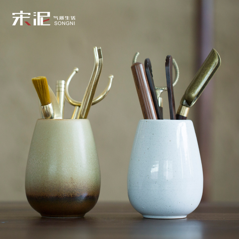 宋泥 配件茶道 家用六君子套装黑檀木纯铜功夫茶具茶艺组合摆件|msdalam kategori pinggan mangkuk, set teh, Majlis teh/dengan sifar - dari Buy2taobao.com untuk memberikan perkhidmatan ejen Taobao profesional membeli