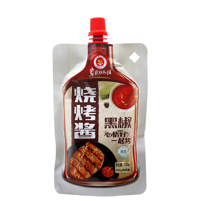 内蒙特产草原红太阳烧烤酱 黑椒烤肉酱 清真110g在类目 粮油米面/南北干货/调味品, 调味品/果酱/沙拉, 调味料, 火锅调料中 - 来自Buy2taobao.com提供专业的淘宝代购服务