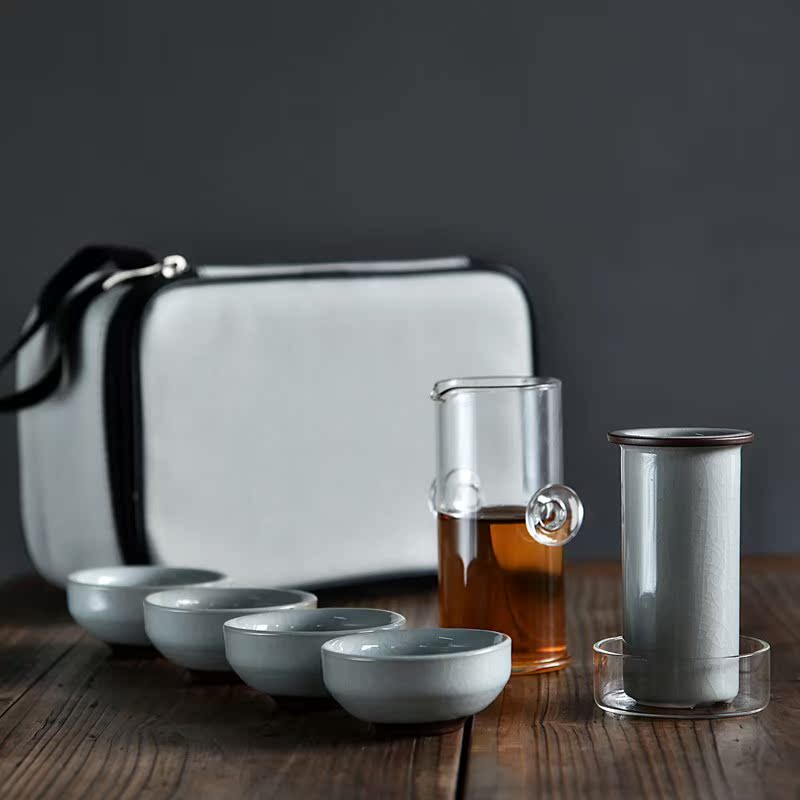 新品整套家用旅行功夫茶具套装玻璃红茶器一壶二杯快客茶壶便包邮在类目 餐饮具, 茶具, 功夫茶具中 - 来自Buy2taobao.com提供专业的淘宝代购服务