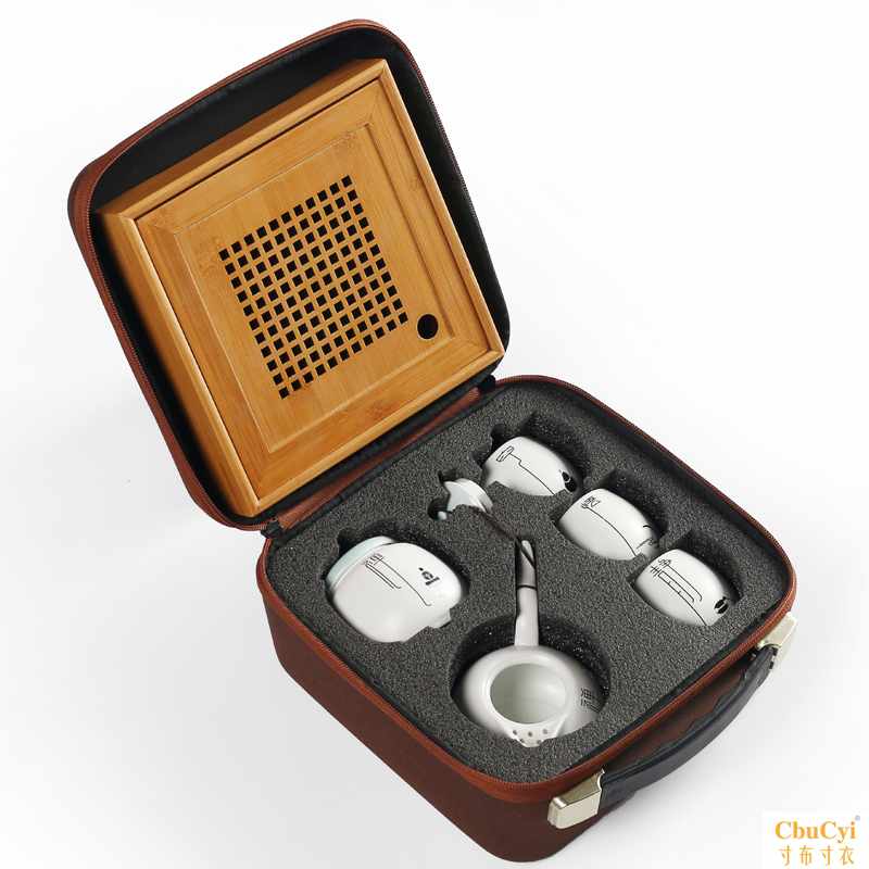 日式旅行功夫茶具套裝家用便攜快客杯壹壺四杯簡約小茶具套裝迷妳在類目 餐飲具, 茶具, 功夫茶具中 - 來自Buy2taobao.com提供專業的淘寶代購服務