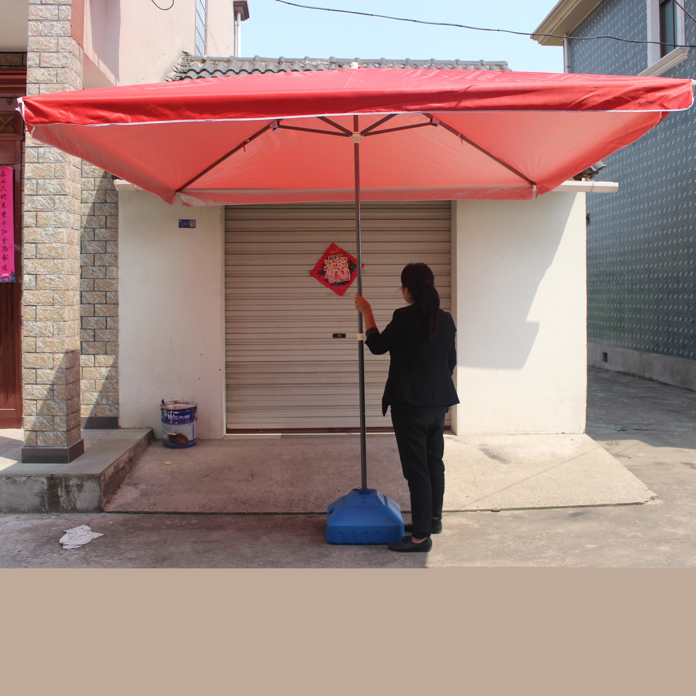 Outdoor sunshade stand sun umbrella large courtyard square|ruв категории начало ежедневно, зонтик/дождь/дождь/водостойкость, зонтик - от Buy2taobao.com для оказания профессиональной услуги покупки агента Taobao