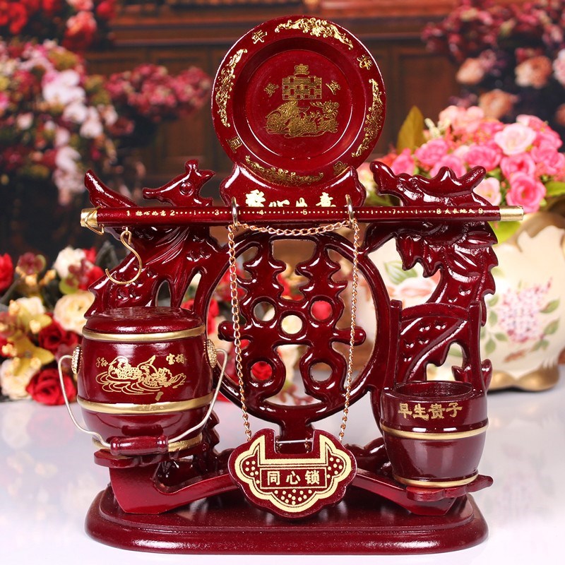 Wedding celebration suit marry Descendants barrel decorate woodiness family decorate household Decoration wedding Supplies bucket auspiciousin the Festive supplies/Gift , Wedding Themes/Props , Descendants barrel category - from Buy2taobao.com to provide professional Taobao agent buy service
