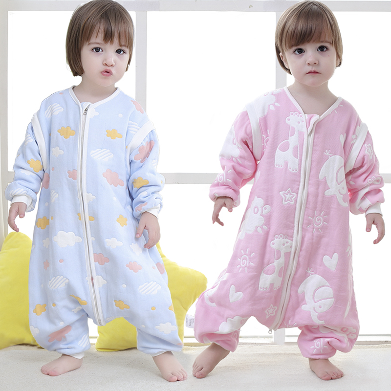 婴儿睡袋秋冬款儿童宝宝春秋冬季加厚分腿纱布纯棉防踢被四季通用|msdalam kategori lampin/Xihu/makan/push pelarik, beg tidur/Mat/bantal/Bedding, beg tidur/anti Jenis - dari Buy2taobao.com untuk memberikan perkhidmatan ejen Taobao profesional membeli