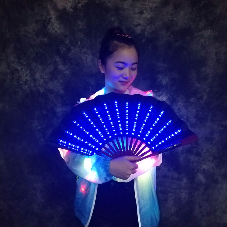 bar Nightclub Disco dancing luminescence Fan Trill lady Net Red luminescence Fan Program stage show propin the Accessories/Leather belt/Hat/Muffler , Other Accessories category - from Buy2taobao.com to provide professional Taobao agent buy service