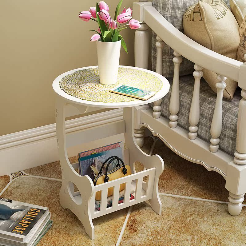 Storage round table Carved bedroom household Apartment Small coffee table new pattern Mini tea table simple and easy Simplicity Northern Europein the Residential furniture , Categories , Tea table category - from Buy2taobao.com to provide professional Taobao agent buy service