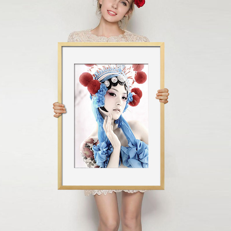 实木大相框挂墙4开A2K30 40 50 60 70 80 90 100拼图海报素描画框在类目 家居饰品, 相框/画框中 - 来自Buy2taobao.com提供专业的淘宝代购服务