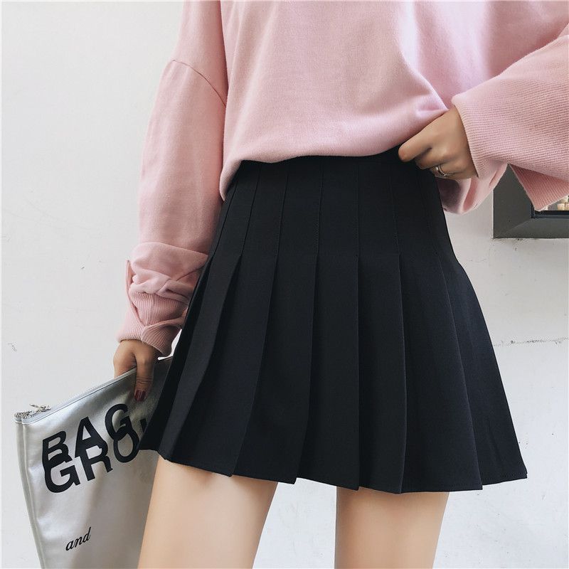 Large Versatile Pleated skirt Ultra-fire Europe and America Sweet lovely girl 2018 Winter Skirt A word skirtin the Women's clothing/Boutique , Skirts category - from Buy2taobao.com to provide professional Taobao agent buy service