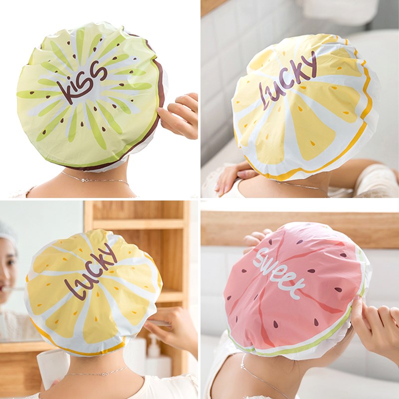lovely Cartoon shower take a shower Shower cap Female models adult thickening waterproof Headgear Shampoo cap kitchen Lampblack Hatin the Family/Personal Cleaning Tools , Personal care cleaning appliances , Shower cap category - from Buy2taobao.com to provide professional Taobao agent buy service