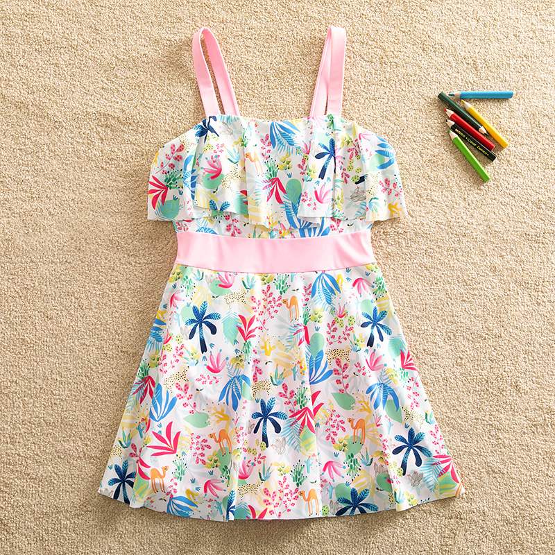 女孩泳裝連體 中大童學生裙式遊泳裝平角韓國兒童女童泳衣12-15歲在類目 童裝/嬰兒裝/親子裝, 兒童泳裝, 泳衣褲中 - 來自Buy2taobao.com提供專業的淘寶代購服務