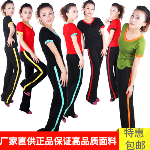 舞蹈服装练功服广场舞服装新款套装拉丁舞服装女跳舞衣服短袖大码在类目 运动/瑜伽/健身/球迷用品, 舞蹈/健美操/体操, 广场舞, 广场舞套装中 - 来自Buy2taobao.com提供专业的淘宝代购服务