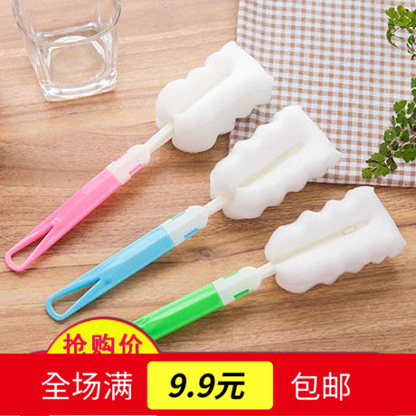 可拆长柄杯刷奶瓶刷厨房用刷海绵刷茶杯刷洗杯子刷子玻璃杯清洁刷|msdalam kategori keluarga/Alat Pembersihan peribadi, kerja-kerja rumah/Floor peralatan pembersihan, berus, Dapur dengan berus - dari Buy2taobao.com untuk memberikan perkhidmatan ejen Taobao profesional membeli
