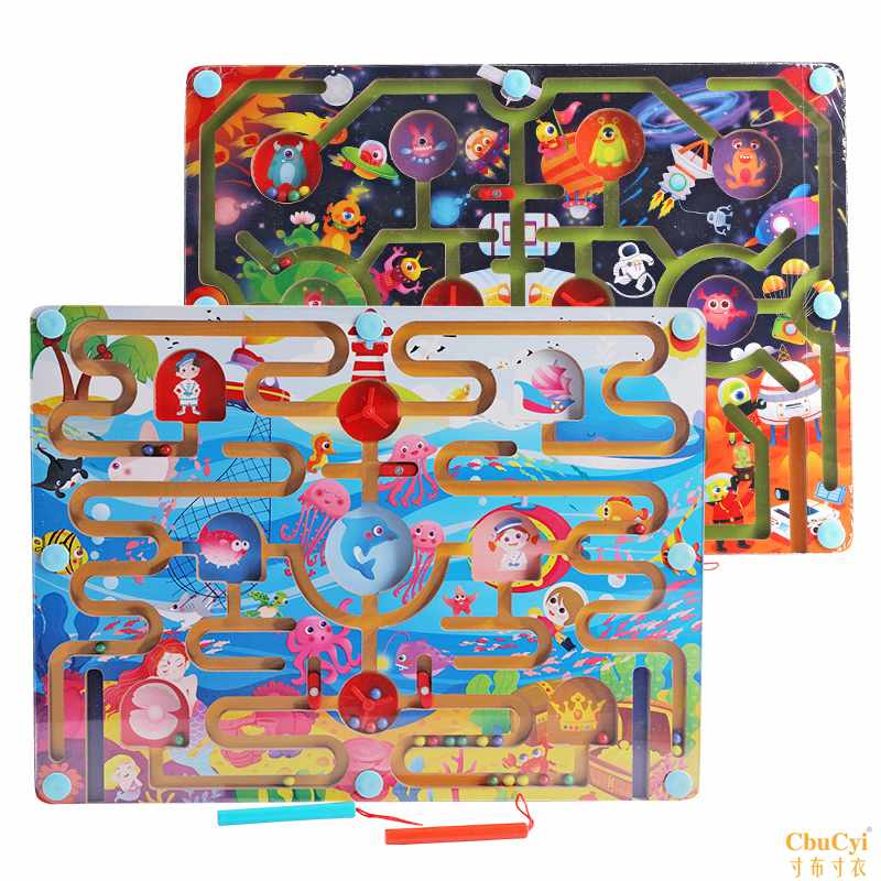 magnetic The pen Maze 2-3-4-6 kindergarten children baby Child Puzzle Early education woodinessin the Toy/Childs/Puzzle/Building block/Model , Unlock/Maze/Cube/Intelligence toys , Maze category - from Buy2taobao.com to provide professional Taobao agent buy service