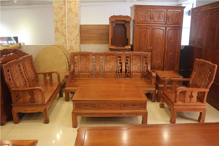 solid wood sofa classical a living room combination Ming new pattern Mahogany sofa Merbau wood Five-piece sofain the Residential furniture , Sofa , Wood sofa category - from Buy2taobao.com to provide professional Taobao agent buy service