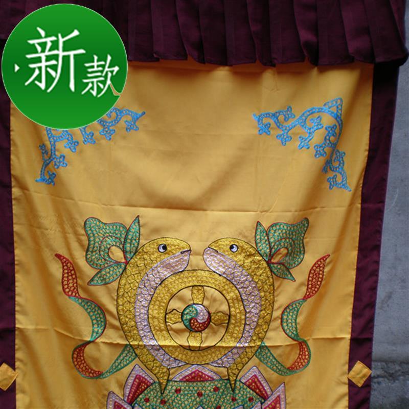 藏传佛#教 藏式风格 尼泊尔手工刺绣八吉祥 八宝门帘在类目 居家布艺, 窗帘门帘及配件, 门帘中 - 来自Buy2taobao.com提供专业的淘宝代购服务