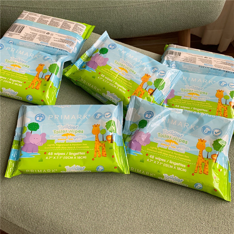 Pack 2! 48 Pull-out baby Wet wipes 0.42kgin the Diapers/Care/Feeding/Push lathe , Other baby supplies category - from Buy2taobao.com to provide professional Taobao agent buy service