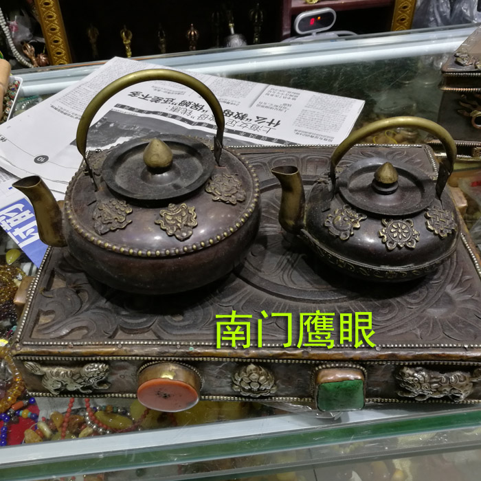 Nepal manual Pure copper water supply relief auspicious teapot make offerings to Buddha Copper waterin the Tableware , Tea set , Teapot category - from Buy2taobao.com to provide professional Taobao agent buy service