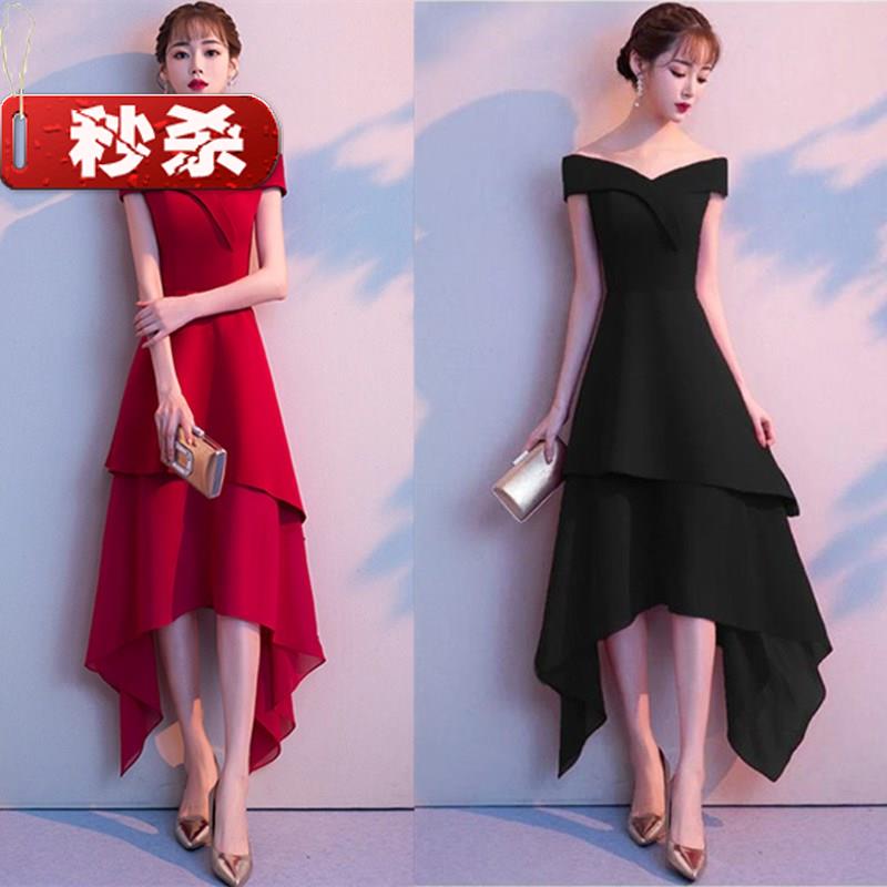 新娘敬酒服2018新款夏季一字肩中长款结婚晚礼服裙鱼尾抹胸连衣。在类目 女装/女士精品, 婚纱/旗袍/礼服, 礼服/晚装中 - 来自Buy2taobao.com提供专业的淘宝代购服务
