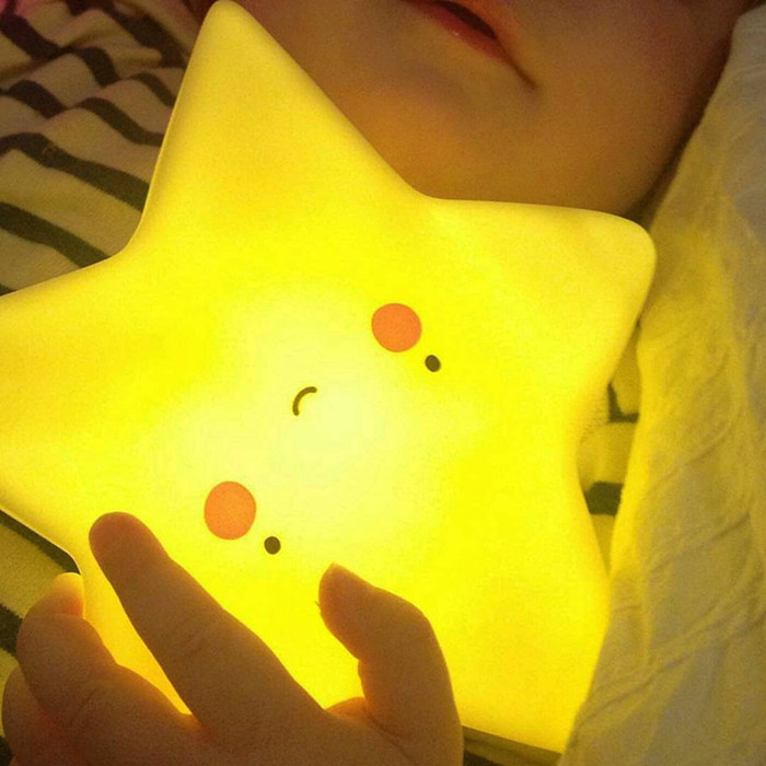 ins星星月亮宝宝安抚小夜灯卧室婴儿喂奶灯房间装饰儿童发光玩具|msdalam kategori Toy/bayi/teka-teki/blok bangunan/model, elektronik/cahaya/berudara/mainan rumit, mainan LED - dari Buy2taobao.com untuk memberikan perkhidmatan ejen Taobao profesional membeli