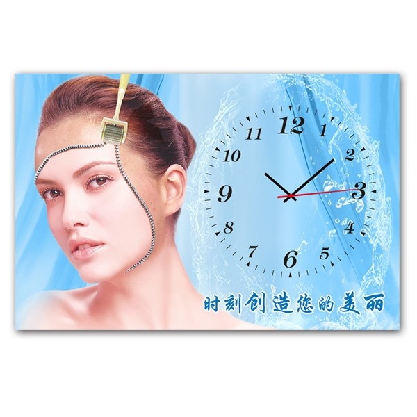包邮无框画钟美容院画挂钟静音钟表养生美容美女画多图可选可定做在类目 家居饰品, 装饰画, 无框画挂钟中 - 来自Buy2taobao.com提供专业的淘宝代购服务