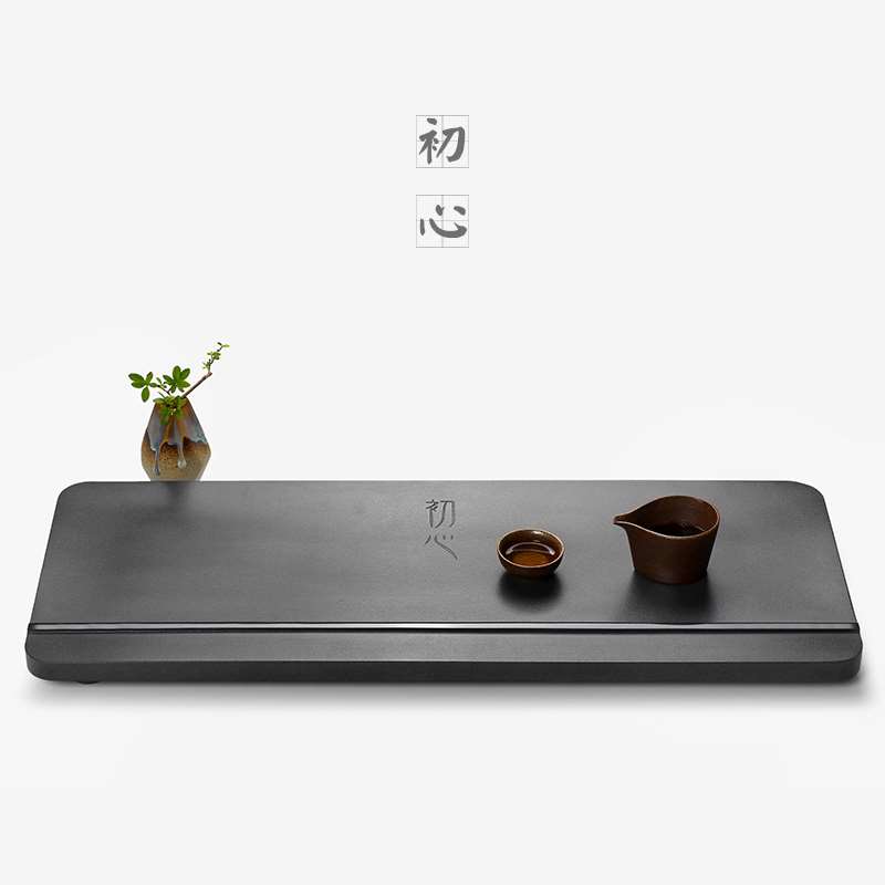 天然整块乌金石茶盘小号大号简约石头排水黑金石家用茶台石材托盘|msdalam kategori pinggan mangkuk, set teh, dulang teh - dari Buy2taobao.com untuk memberikan perkhidmatan ejen Taobao profesional membeli