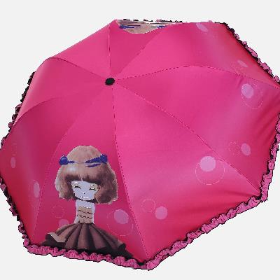 。儿童雨伞女童雨伞小孩小学生折叠公主卡通晴雨两用女孩可爱在类目 居家日用, 伞/雨具/防雨/防潮, 伞中 - 来自Buy2taobao.com提供专业的淘宝代购服务