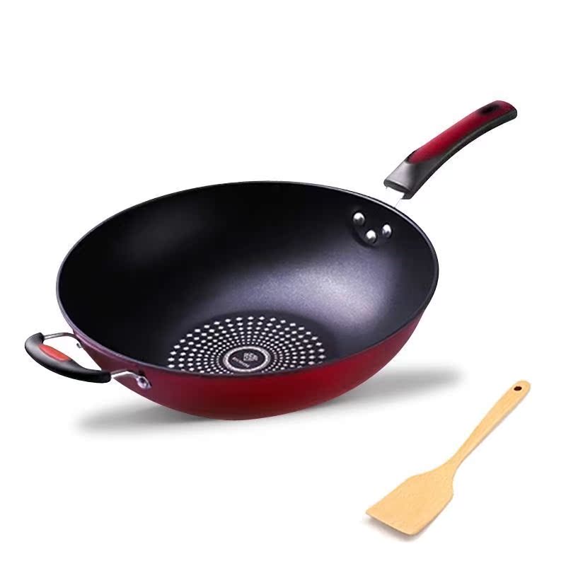 Cookware Tablespoon Malaysia Fry scoop Iron pot Wok Gas Dedicated Flat bottom Electromagnetic furnace non-stick cookwarein the Kitchen/Cooking utensils , Cooking utensils , Cookware/Pot/Kettle , Wok category - from Buy2taobao.com to provide professional Taobao agent buy service