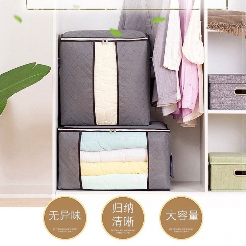 (Let Liwan)Large Clothing Storage bag quilt Finishing Bag pack Luggage bag quilt with cotton wadding Storage box dustproofin the Bedclothes , Quilt category - from Buy2taobao.com to provide professional Taobao agent buy service