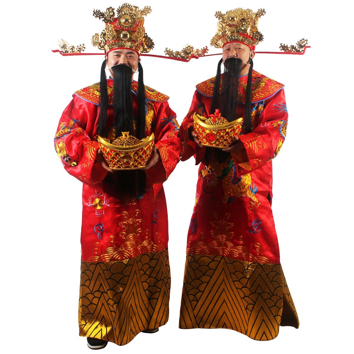 财神爷衣服开业庆典福禄寿喜服装全套公司年会表演出服迎新年|ruв категории Женская одежда, костюм/национальная одежда/театр костюм, национальная одежда/этап погрузки - от Buy2taobao.com для оказания профессиональной услуги покупки агента Taobao