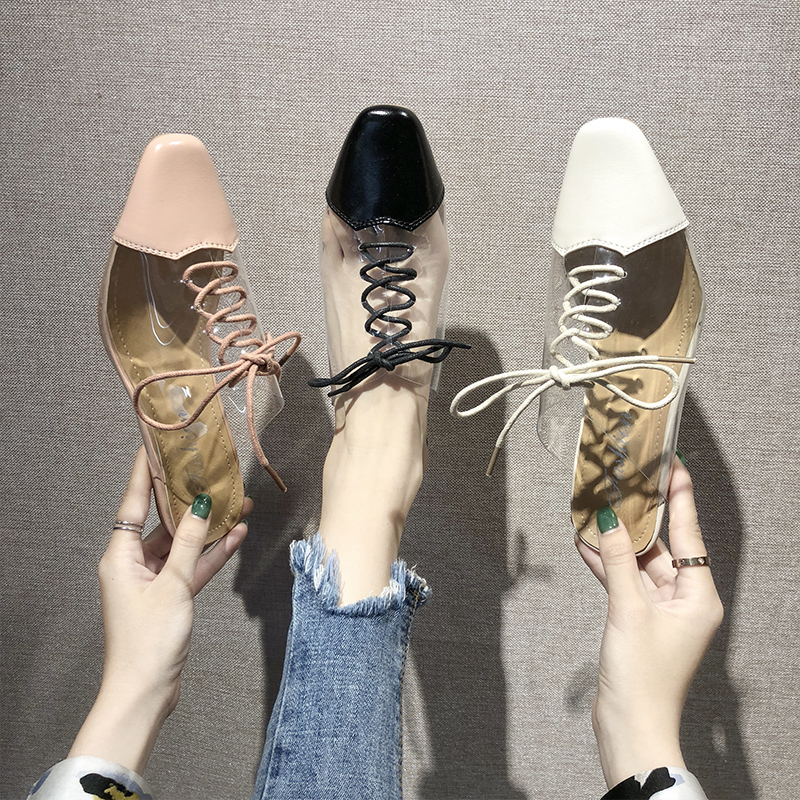 Slippers Women 2019 A summer Harajuku wind Square Versatile Frenum mules Korean Edition ulzzang High-heeled half-slippersin the Family/Personal Cleaning Tools , Personal care cleaning appliances , Dry hair hat category - from Buy2taobao.com to provide professional Taobao agent buy service