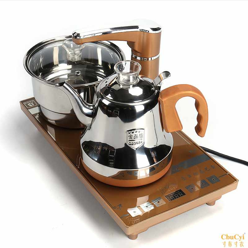 功夫茶具茶盘家用套装全自动上水四合一体电磁炉嵌入式平板电器|ruв категории посуда, чайный сервиз, чайный поднос - от Buy2taobao.com для оказания профессиональной услуги покупки агента Taobao