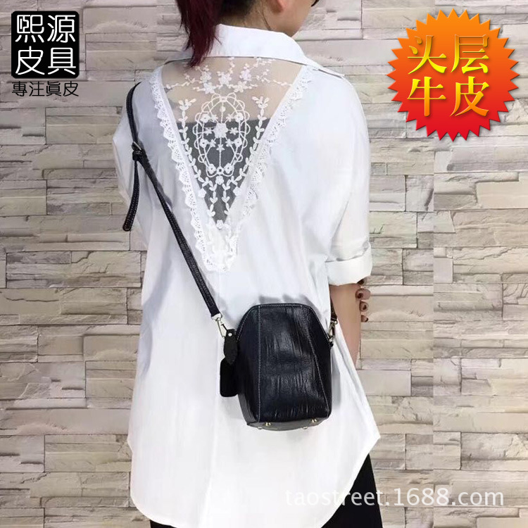 新款女式真皮手机包头层牛皮迷你单肩包 斜跨小包 女包休闲|msdalam kategori Beg kulit/wanita/beg lelaki, Bergerak Telefon - dari Buy2taobao.com untuk memberikan perkhidmatan ejen Taobao profesional membeli