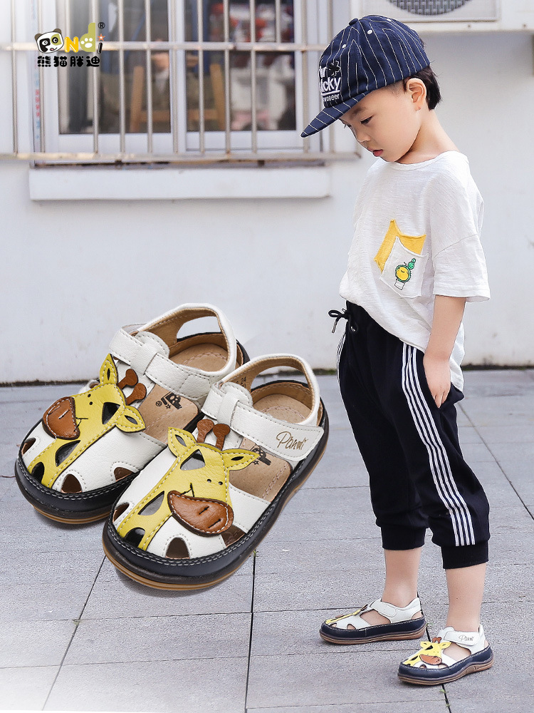 Di fat panda girl Sandals 2019 Spring and summer Baotou baby Children's shoes Children lovely Giraffe children's shoesin the Shoes/Baby Shoes/Parent-child shoes , Sports shoes category - from Buy2taobao.com to provide professional Taobao agent buy service