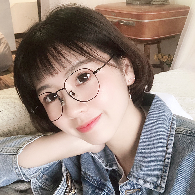 多边形眼镜框女近视可配斯文金丝男不规则眼镜框金边小脸眼镜框女|ruв категории ZIPPO/швейцарский армейский нож/очки, очки - от Buy2taobao.com для оказания профессиональной услуги покупки агента Taobao