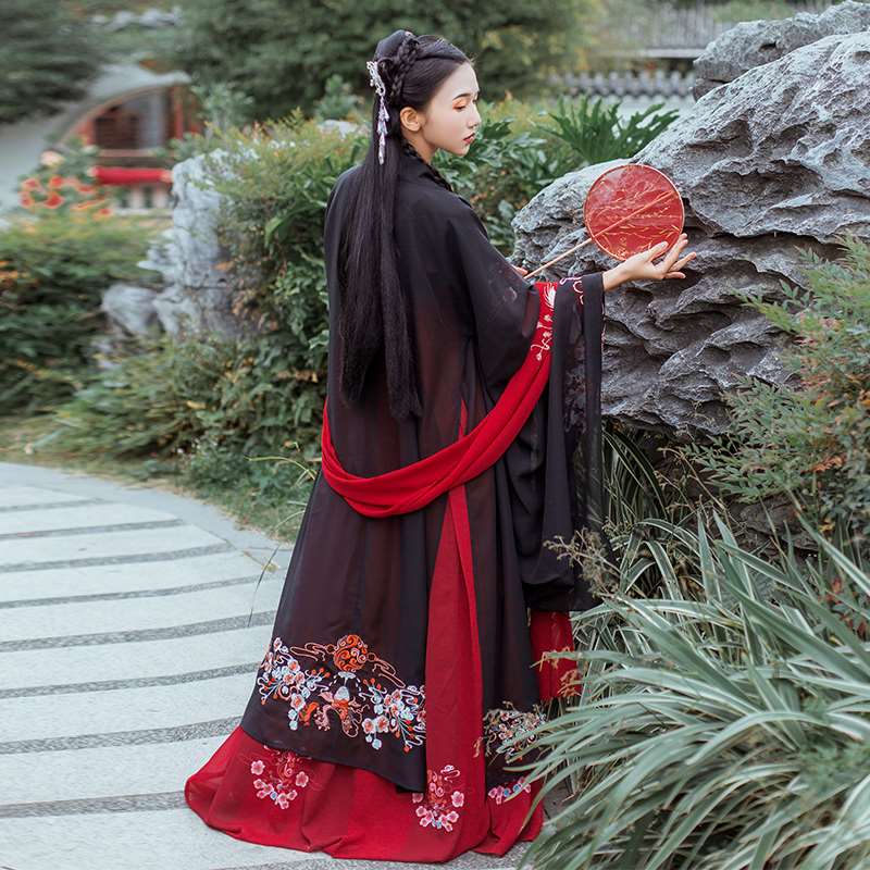 【花鱼乐】汉服女中国风配襦裙广袖魏晋风超仙汉服大袖衫在类目 女装/女士精品, 唐装/民族服装/舞台服装, 民族服装/舞台装中 - 来自Buy2taobao.com提供专业的淘宝代购服务