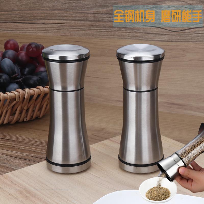 304不锈钢胡椒研磨器 现磨花椒粉手动家用研磨瓶黑胡椒粒粉碾碎器|ruв категории кухня/посуда, кухонный Гаджет/кухня хранения, тарного хранения/кухня хранения посуды, приправы бутылки - от Buy2taobao.com для оказания профессиональной услуги покупки агента Taobao