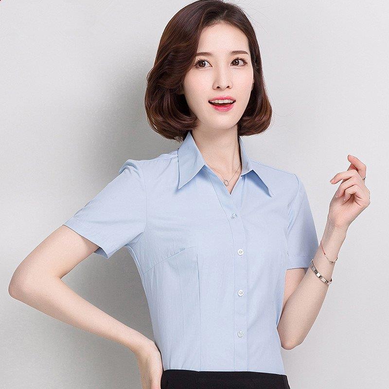 夏季职业装女夏装套装ol大码修身工作服正装工装衬衣白衬衫女短袖在类目 女装/女士精品, 衬衫中 - 来自Buy2taobao.com提供专业的淘宝代购服务