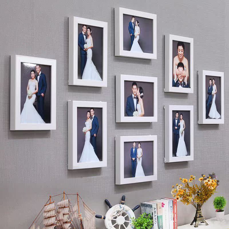 Decorative frame Frame TV wall Whole Photo frame Wall hanging combination Photo wall 79 Gongge blank Place Master bedroomin the Home accessories , Frame/Frames category - from Buy2taobao.com to provide professional Taobao agent buy service