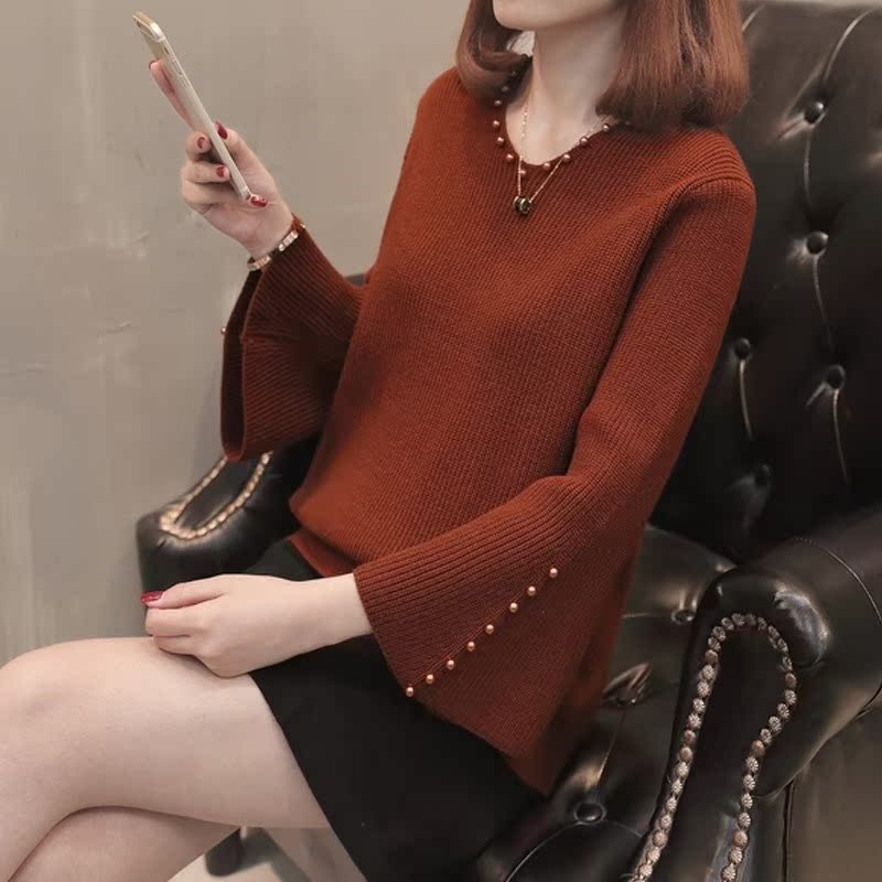 V领小毛衣女士2018新款春装低领短款衫长袖秋冬百搭时尚在类目 女装/女士精品, 毛衣中 - 来自Buy2taobao.com提供专业的淘宝代购服务