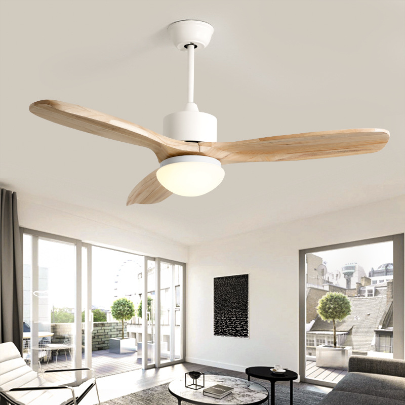 Northern Europe solid wood electric fan a chandelier Simplicity a living room led Ceiling fan lamp European style lamps and lanterns Bedroom lights Restaurant lightsin the Electrical life , Ceiling fan category - from Buy2taobao.com to provide professional Taobao agent buy service