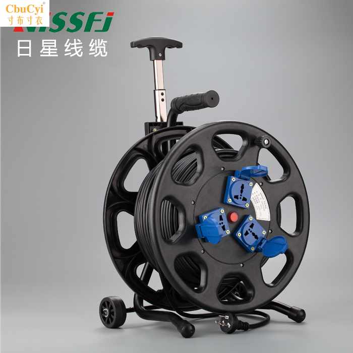 拉杆式绕线盘空盘卷线缆盘拖线盘移动电线盘收线器220V 防水在类目 电子/电工, 接线板/插头, 接线板中 - 来自Buy2taobao.com提供专业的淘宝代购服务